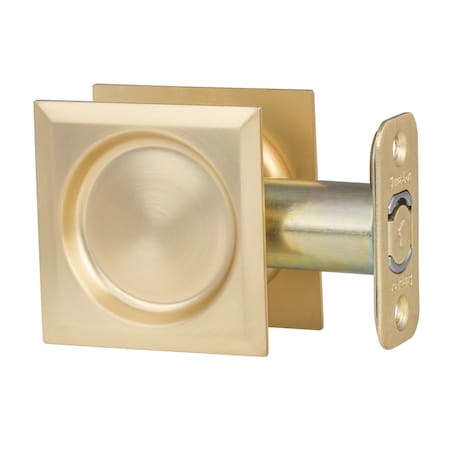 Sure-Loc Hardware Sure-Loc Hardware Square Pocket Door Pull, Passage Satin Chrome DP711 26D